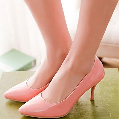 Heels for Women Women's High-Heeled Shoes Sweet Dress Pointed Women's Shoes
