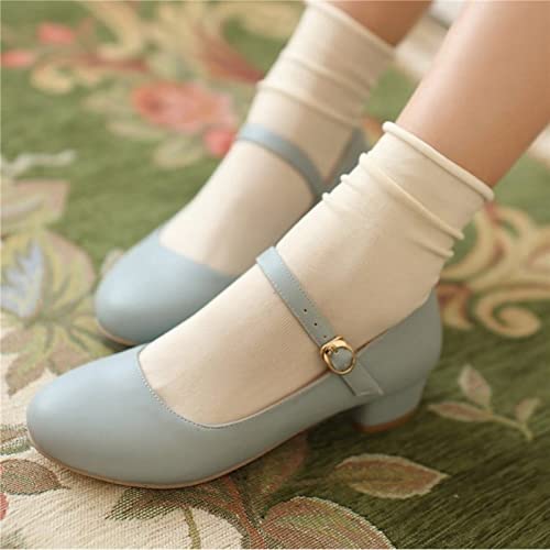 Zapatos para Mujer Hebilla Spring Summer Women Sandals Midics Casualbeige, 11